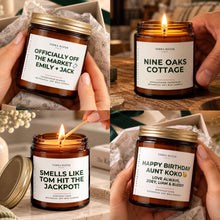 Load image into Gallery viewer, Personalized Scented Candle | Candle With Message | Custom Gift
