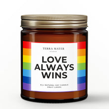 Load image into Gallery viewer, Love Always Wins All-Natural Scented Candle
