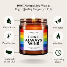 Load image into Gallery viewer, Love Always Wins All-Natural Scented Candle
