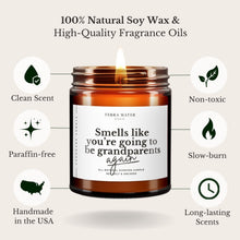 Load image into Gallery viewer, Gift For Grandparents All-Natural Scented Candle | Pregnancy Announcement Gift
