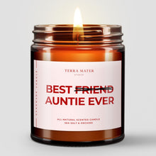 Load image into Gallery viewer, Best Friend To Auntie All-Natural Scented Candle | Aunt To Be Gift
