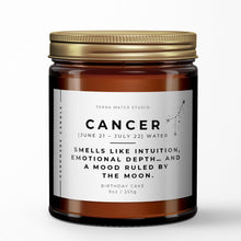 Load image into Gallery viewer, Cancer Candle | Zodiac Signs Gifts | Cancer Birthday Gift | Astrology Gifts
