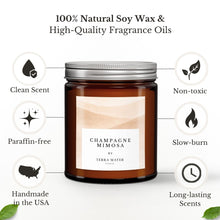 Load image into Gallery viewer, Champagne Mimosa All-Natural Scented Candle
