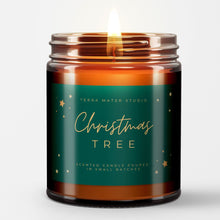 Load image into Gallery viewer, Christmas Tree All-Natural Soy Wax Candle | Perfect For Gifting
