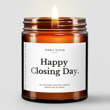 Load image into Gallery viewer, Happy Closing Day All-Natural Candle | Housewarming Gift | New Homeowners Gifts
