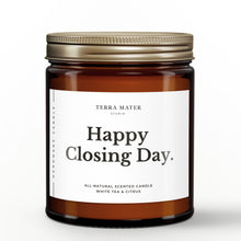 Load image into Gallery viewer, Happy Closing Day All-Natural Candle | Housewarming Gift | New Homeowners Gifts
