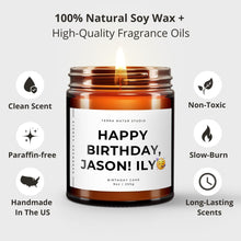 Load image into Gallery viewer, Personalized Scented Candle | Candle With Message | Custom Gift
