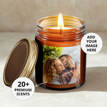 Load image into Gallery viewer, Custom Photo Scented Candle | All-Natural Candle
