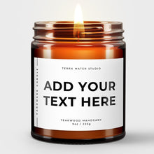 Load image into Gallery viewer, Personalized Scented Candle | Candle With Message | Custom Gift
