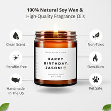Load image into Gallery viewer, Personalized Scented Candle | Candle With Message | Custom Gift
