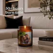 Load image into Gallery viewer, Custom Photo Scented Candle | All-Natural Candle
