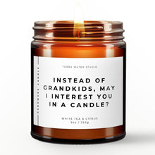 Load image into Gallery viewer, funny gift for mom or for dad scented candle
