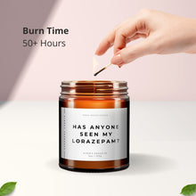 Load image into Gallery viewer, Has Anyone Seen My Lorazepam All-Natural Scented Candle | White Lotus Season 3 Thailand Inspired
