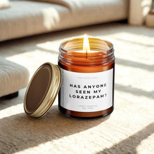 Load image into Gallery viewer, Has Anyone Seen My Lorazepam All-Natural Scented Candle | White Lotus Season 3 Thailand Inspired
