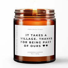 Load image into Gallery viewer, It Takes A Village Soy Wax Candle | Teacher Gift

