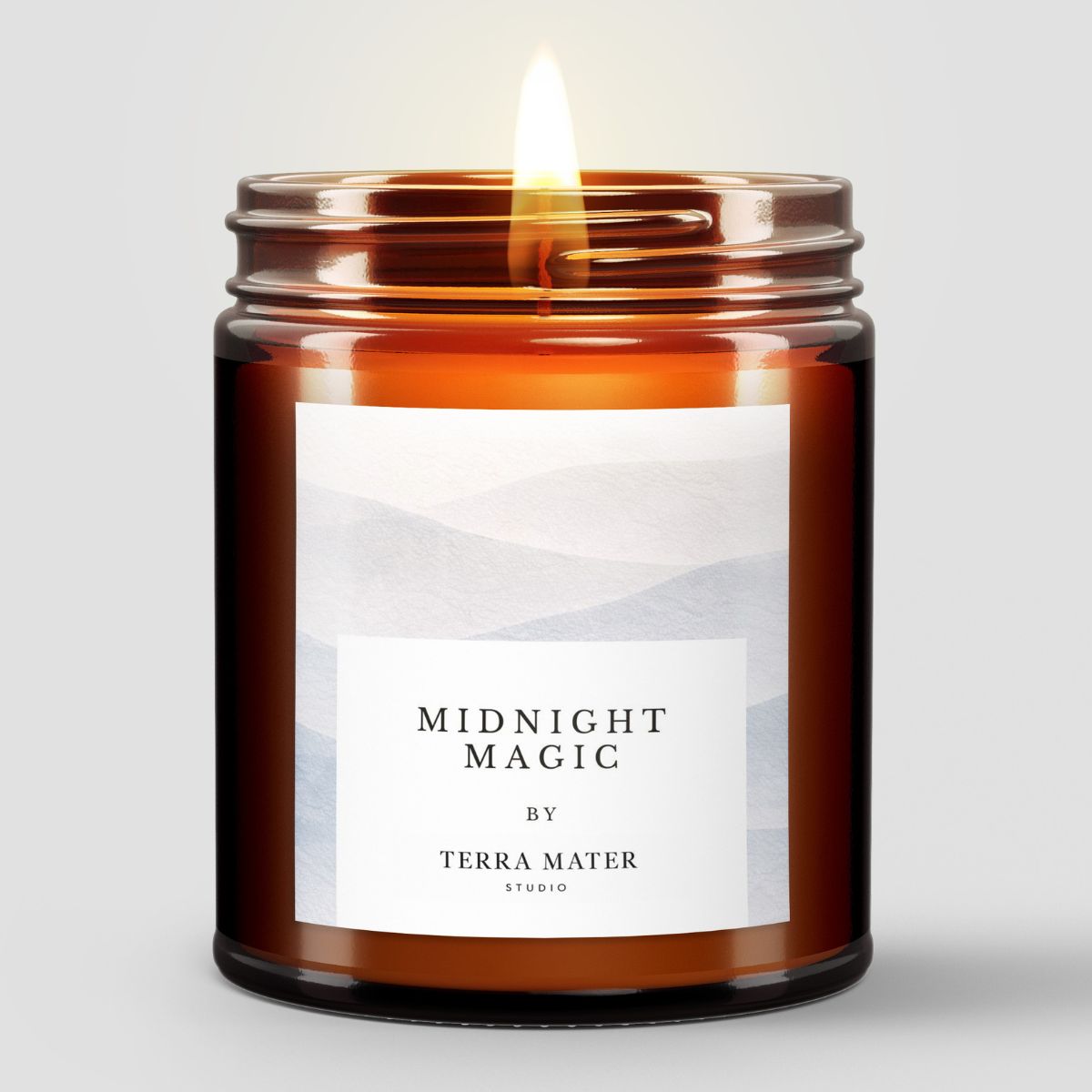 Midnight Magic All-Natural Scented Candle – Terra Mater Studio