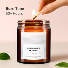 Load image into Gallery viewer, Midnight Magic All-Natural Scented Candle
