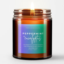 Load image into Gallery viewer, Peppermint &amp; Eucalyptus All-Natural Scented Candle | 50+ Hour Burn
