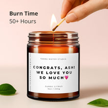 Load image into Gallery viewer, Personalized Scented Candle | Candle With Message | Custom Gift
