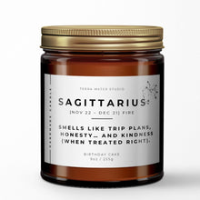 Load image into Gallery viewer, Sagittarius Candle | Zodiac Signs Gifts | Sagittarius Birthday Gift | Astrology Gifts
