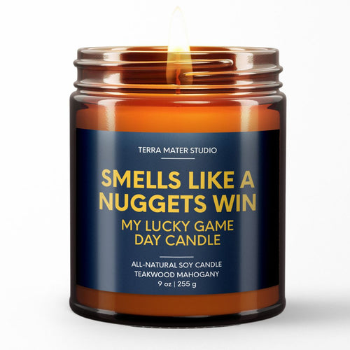 smells like a denver nuggets win scented candle