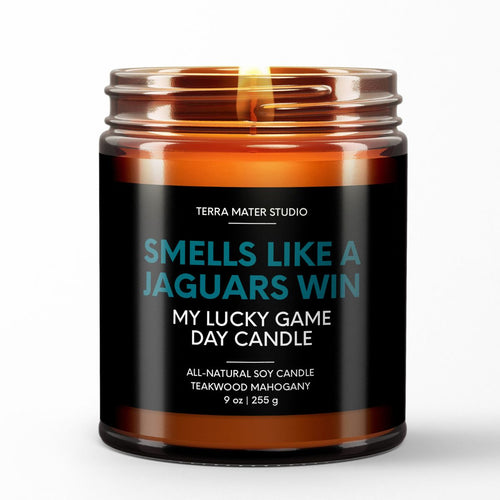 smells like a jacksonville jaguars win scented candle
