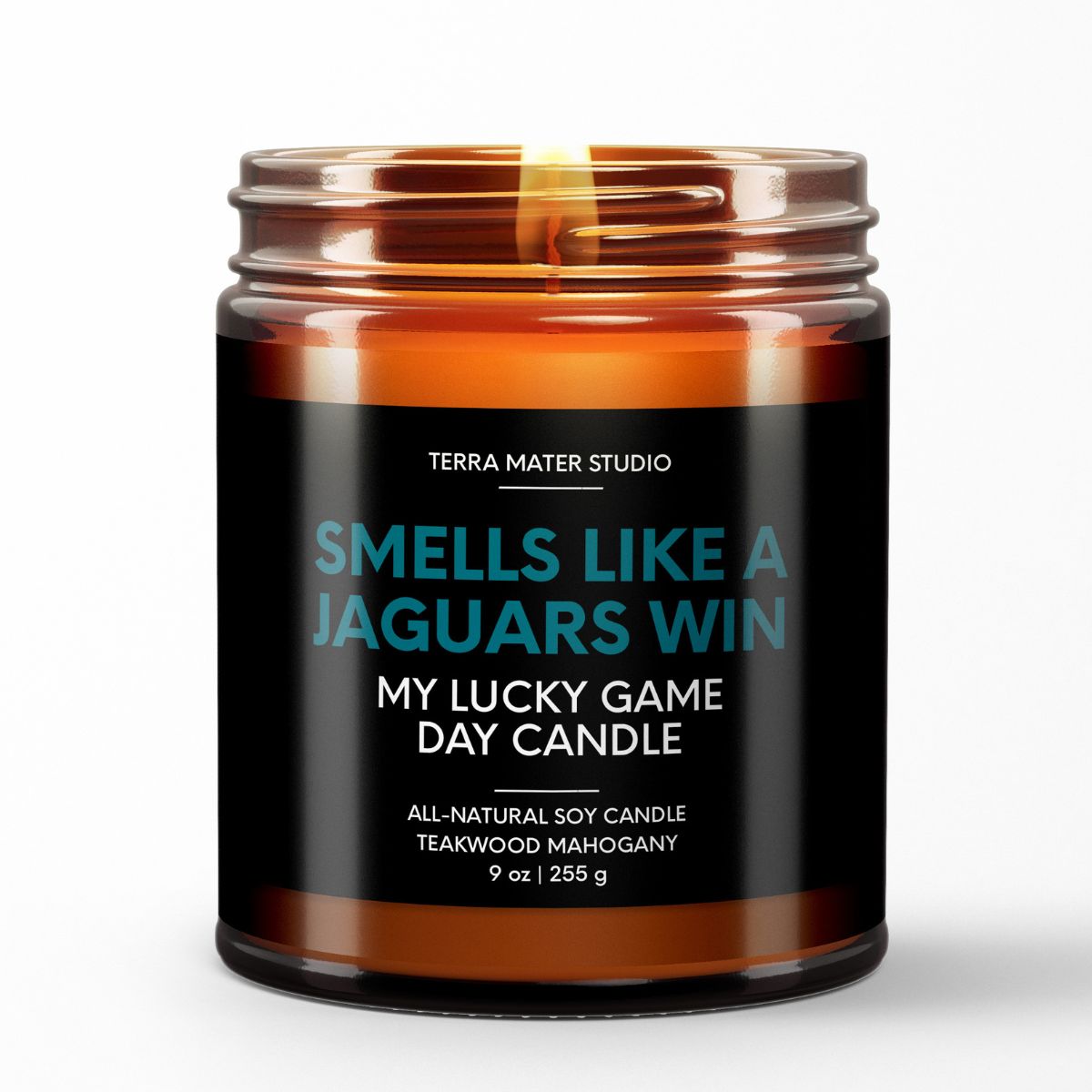 smells like a jacksonville jaguars win scented candle