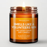 Smells Like A Volunteers Win Lucky Game Day Candle | Vols Merch | 50+ Hour Burn