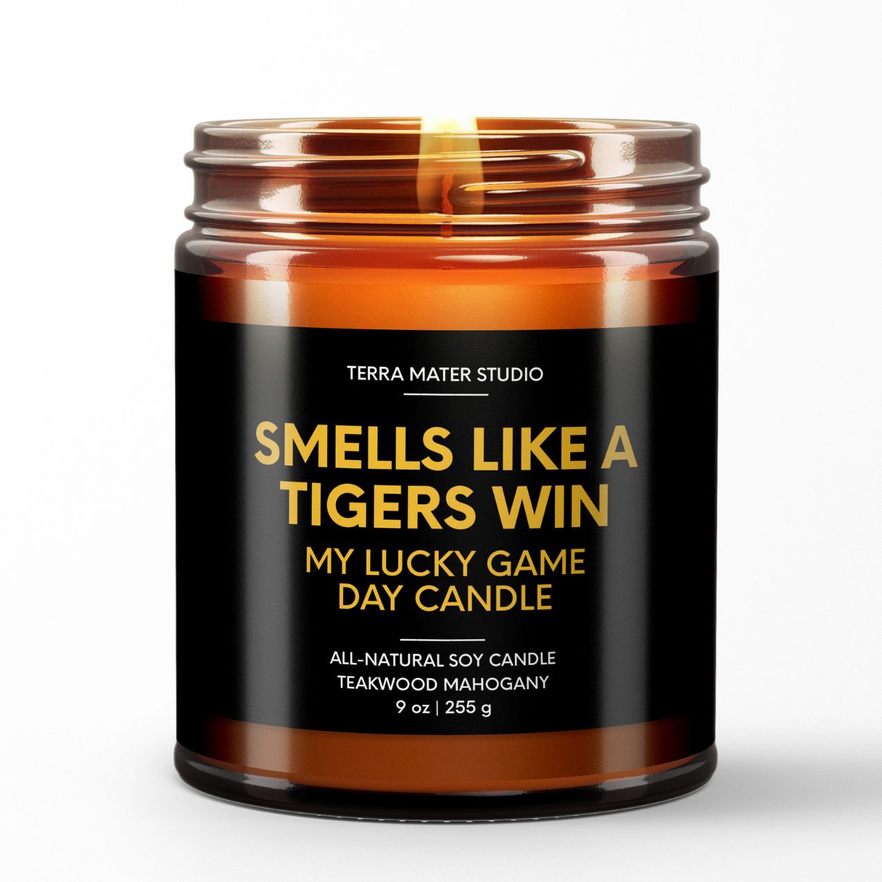 smells like a mizzou tigers win scented candle