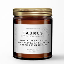 Load image into Gallery viewer, Taurus Candle | Zodiac Signs Gifts | Pisces Birthday Gift | Astrology Gifts
