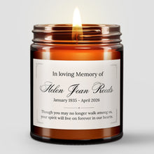 Load image into Gallery viewer, In Loving Memory Candle | Sympathy Gift | All-Natural Candle | Condolences Gift
